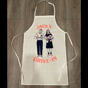 1991 Retro Inspired Kitchen Apron Jack’s Drive In Kitschy NWOT